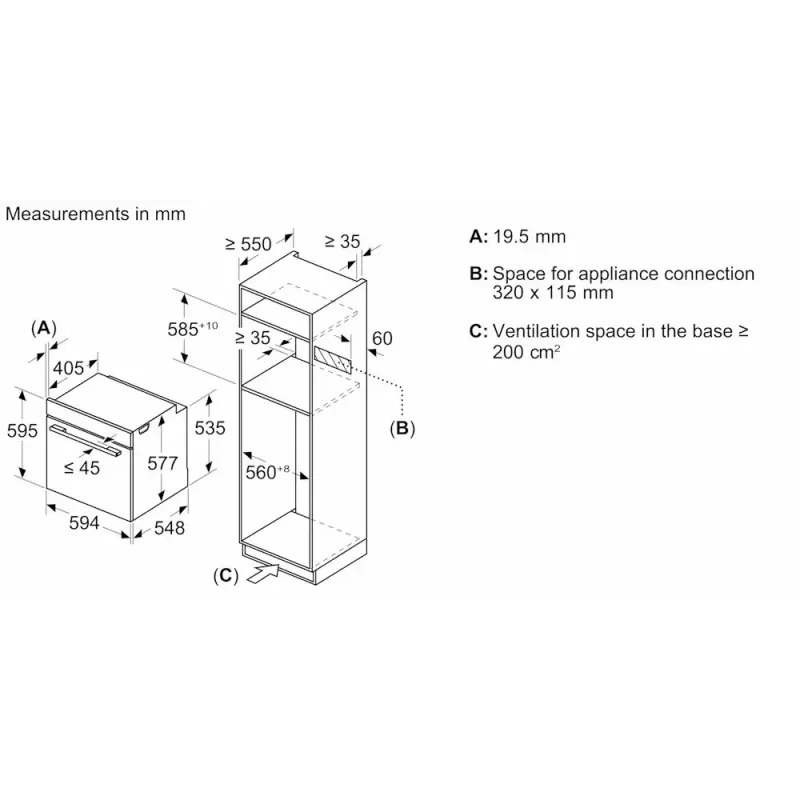 Духова шафа електрична Siemens HM778GMB1