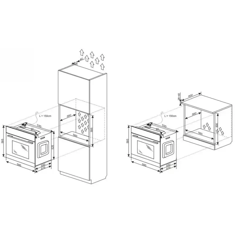 Духовой шкаф электрический Hansa BOES68463