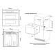 Духовой шкаф электрический Samsung NV7B4345VAK/WT
