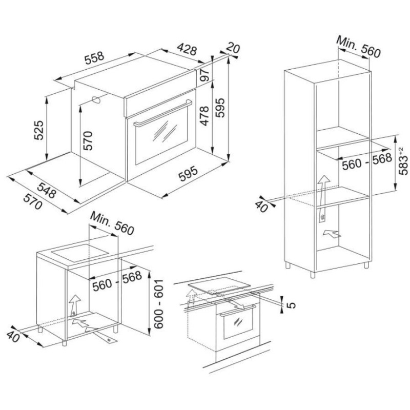 Духова шафа електрична Franke FMA 86 H TBK (116.0718.940)