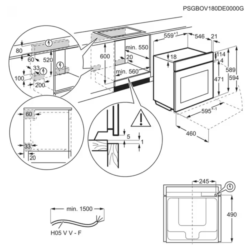 Духовой шкаф электрический AEG NBR7P731SB