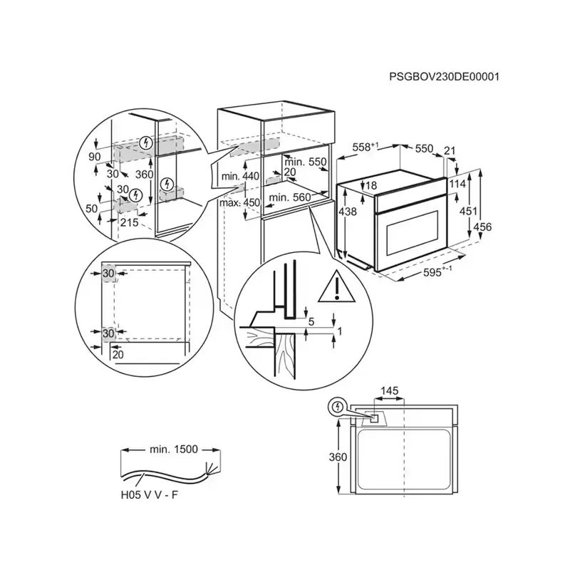 Духова шафа електрична AEG NKK9N821T