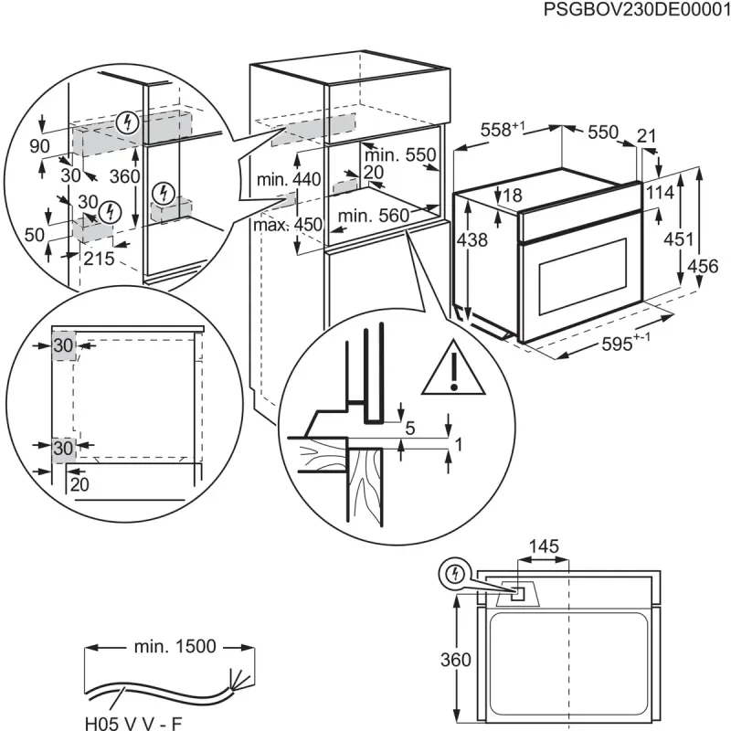Духовой шкаф электрический Electrolux LVL8E09Z