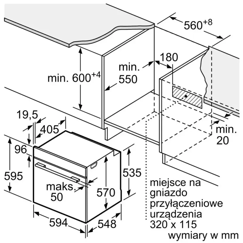 Духова шафа електрична Siemens HB537GES3