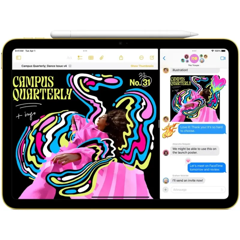 Планшет Apple iPad 11" 2025 Wi-Fi 128GB Pink (MD4E4TY/A)