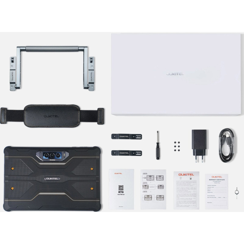 Планшет Oukitel RT8 6/256GB Black With Tablet Alloy Stand (6931940756402)