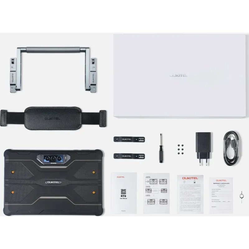 Планшет Oukitel RT8 6/256GB Black With Tablet Alloy Stand (6931940756402)