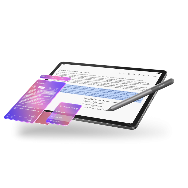 Lenovo Idea Tab 8/128GB 5G Luna Gray + Case&Pen (ZAFM0065UA)