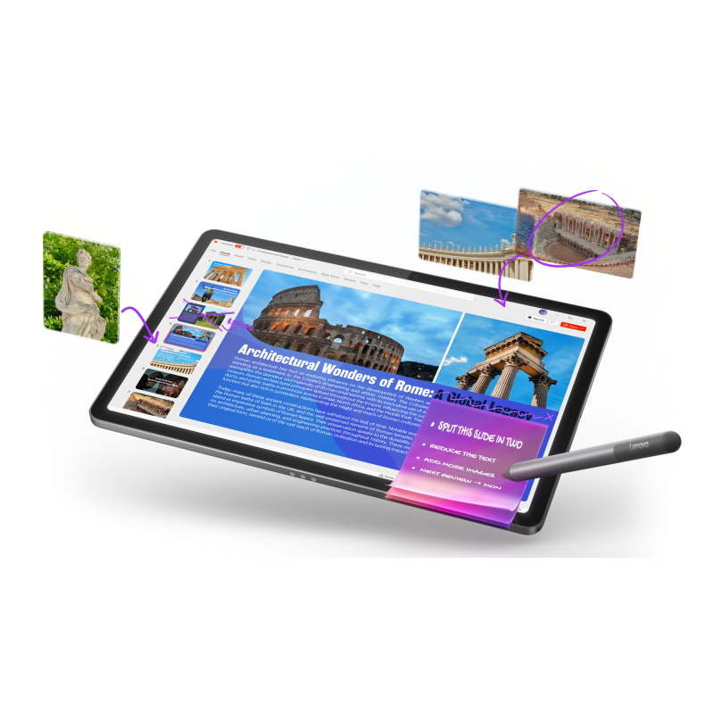 Lenovo Idea Tab 8/128GB 5G Luna Gray + Case&Pen (ZAFM0065UA)