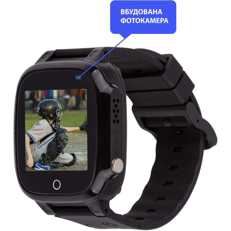 Смарт годинник AmiGo GO008 MILKY Black