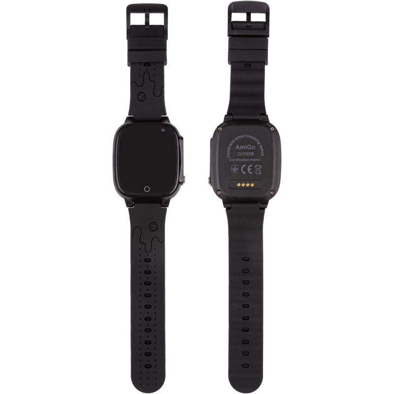 Смарт годинник AmiGo GO008 MILKY Black