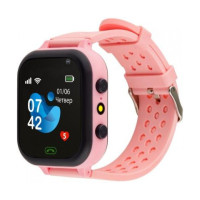 Смарт часы AmiGo GO009 Camera+LED WIFI Pink