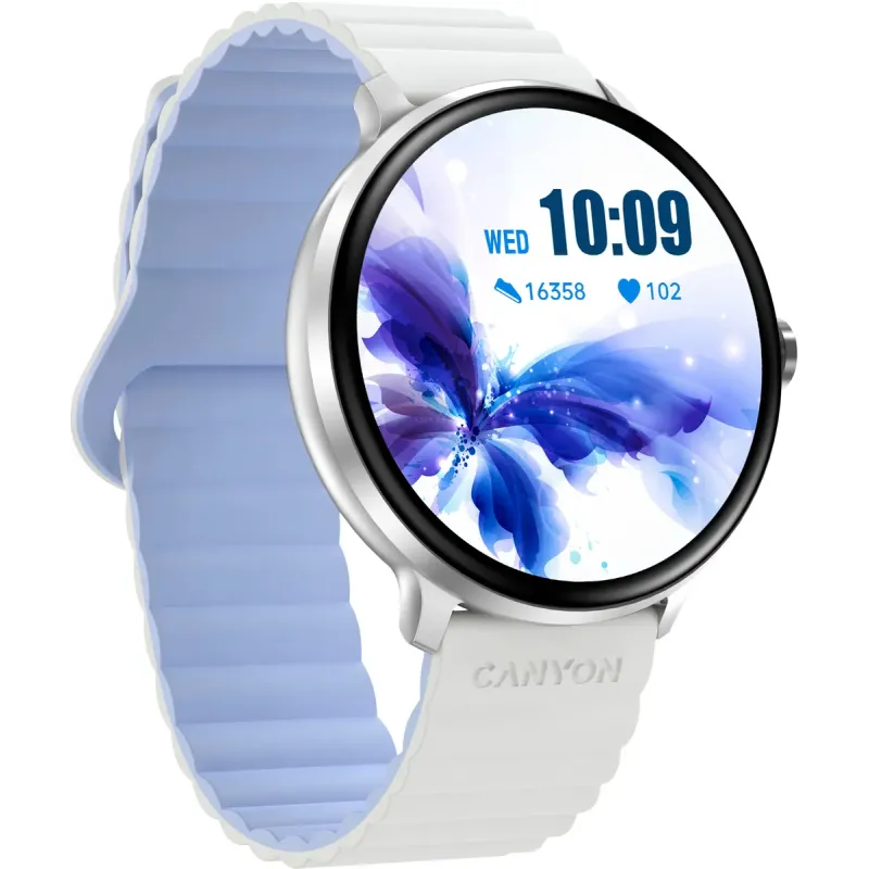 Смарт годинник Canyon SW-69 Jacky White/Blue (CNS-SW69WB)