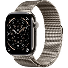 Смарт годинник Apple Watch Series 11 GPS + Cellular 42mm Natural Tit. Case w. Natural Milanese Loop (MF8P4RK/A)