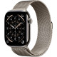Смарт годинник Apple Watch Series 11 GPS + Cellular 42mm Natural Tit. Case w. Natural Milanese Loop (MF8P4RK/A)