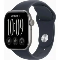 Смарт часы Apple Watch Series 12 GPS 46mm Space Grey Aluminium Case with Navy Blue Sport Band - M/L (MJEJ4RK/A)