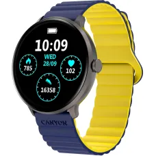 Смарт годинник Canyon SW-69 Jacky Blue/Yellow (CNS-SW69BL)