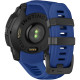 Смарт годинник Garmin Instinct 3 45mm AMOLED Black with Blue Band (010-02936-03/43)