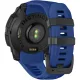 Смарт часы Garmin Instinct 3 45mm AMOLED Black with Blue Band (010-02936-03/43)