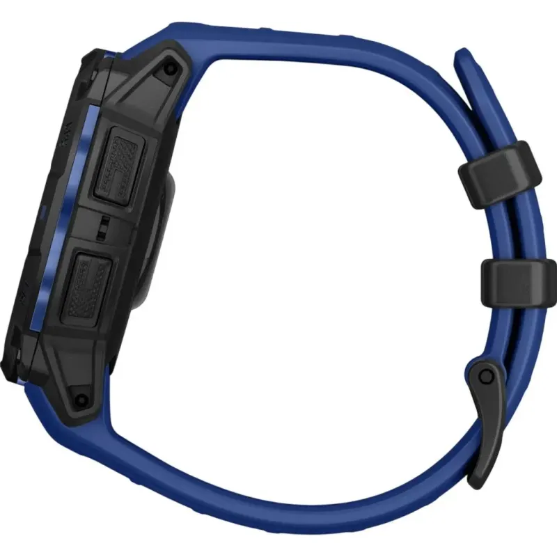 Смарт часы Garmin Instinct 3 45mm AMOLED Black with Blue Band (010-02936-03/43)