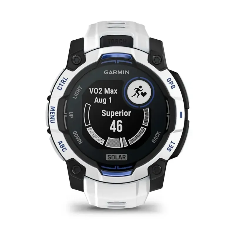 Смарт часы Garmin Instinct 3 45mm Solar Whitestone with Whitestone Band (010-02934-03/43)