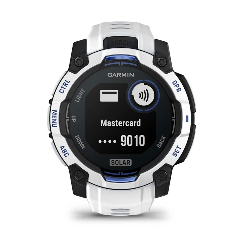 Смарт годинник Garmin Instinct 3 45mm Solar Whitestone with Whitestone Band (010-02934-03/43)