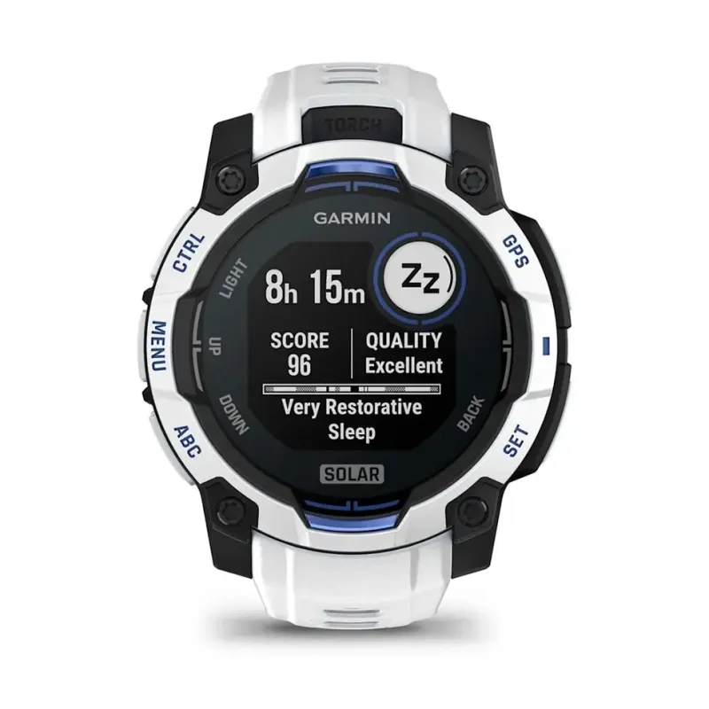 Смарт часы Garmin Instinct 3 45mm Solar Whitestone with Whitestone Band (010-02934-03/43)