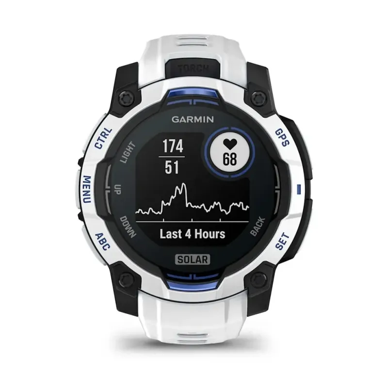Смарт часы Garmin Instinct 3 45mm Solar Whitestone with Whitestone Band (010-02934-03/43)