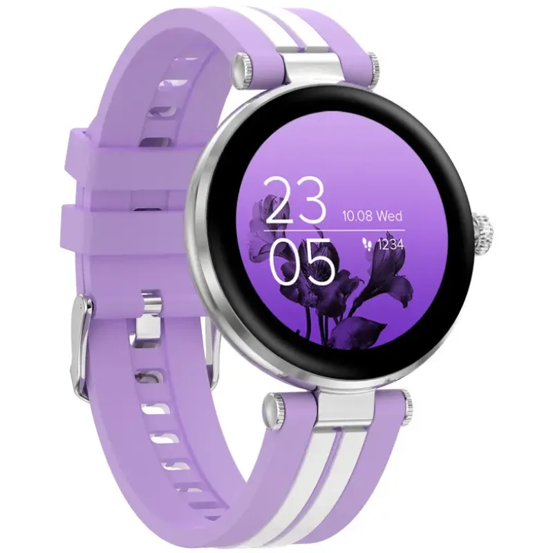 Смарт годинник Canyon Semifreddo SW-61 Silver/Lavender (CNS-SW61PP)