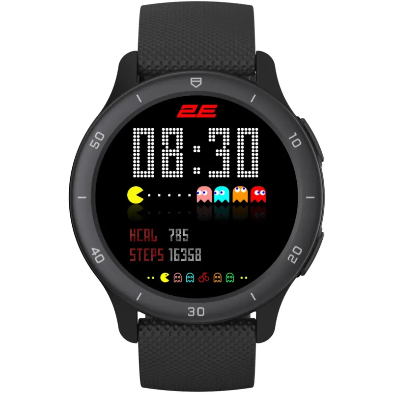 Смарт часы 2E Motion GT2 47mm Black (2E-CWW21BK)