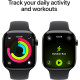 Смарт годинник Apple Watch Series 11 GPS + Cellular 46mm Slate Tit. Case w. Black S. Band - M/L (MFD14RK/A)