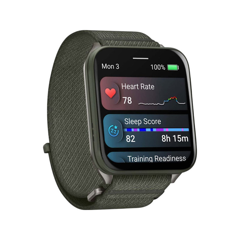 Смарт часы Garmin Venu X1 Moss with Titanium Caseback and Moss ComfortFit Nylon Band (010-02980-01/03)