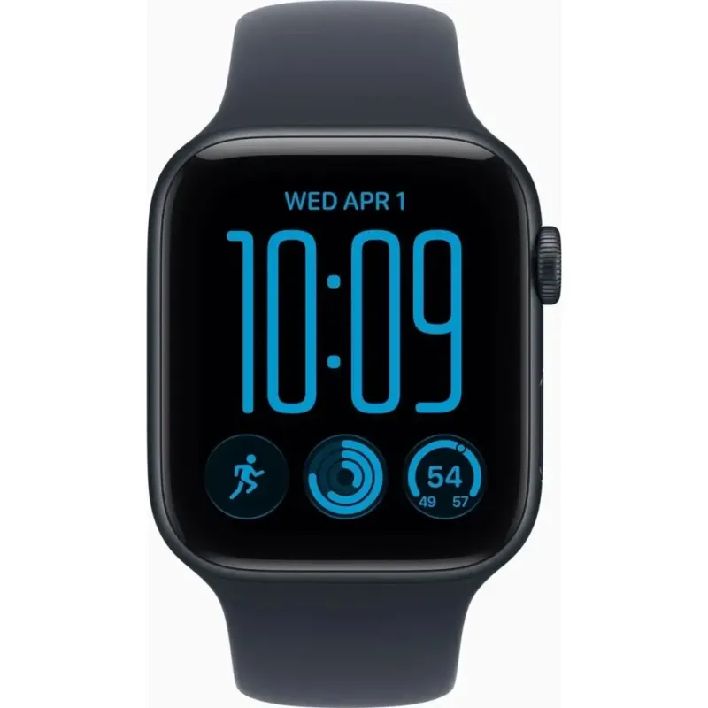 Смарт часы Apple Watch SE 3 2026 GPS 40mm Midnight Aluminium Case with Navy Blue Sport Band - S/M (MJKY4RK/A)