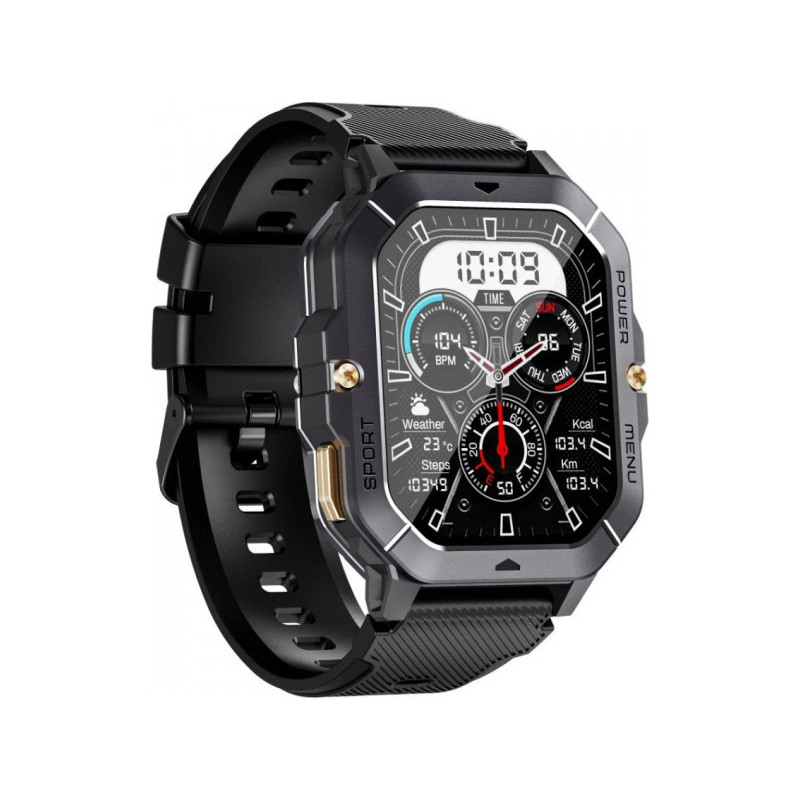 Смарт часы Oukitel BT101 Black (6931940739825)