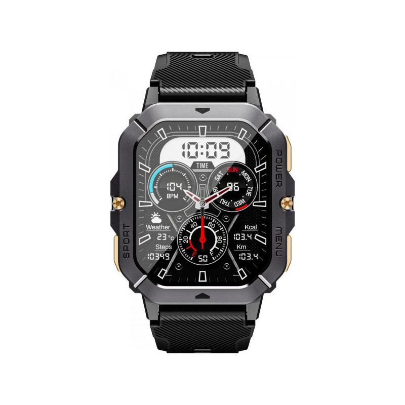 Смарт часы Oukitel BT101 Black (6931940739825)