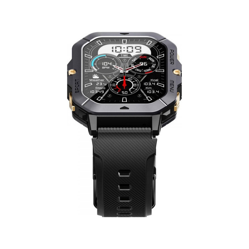 Смарт часы Oukitel BT101 Black (6931940739825)
