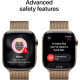 Смарт годинник Apple Watch Series 11 GPS + Cellular 46mm Gold Tit. Case w. Gold Milanese Loop - M/L (MFD84RK/A)
