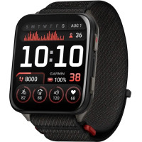 Смарт годинник Garmin Venu X1 Black with Slate Titanium Caseback and Black ComfortFit Nylon Band (010-02980-00/02/13)