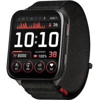 Смарт годинник Garmin Venu X1 Black with Slate Titanium Caseback and Black ComfortFit Nylon Band (010-02980-00/02/13)