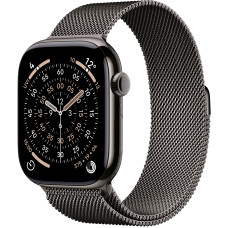 Смарт годинник Apple Watch Series 11 GPS + Cellular 46mm Slate Tit. Case w. Slate Milanese Loop - M/L (MFD44RK/A)