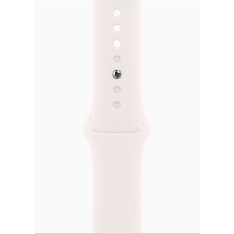 Смарт годинник Apple Watch Series 11 GPS + Cellular 46mm Gold Titanium Case w. Light Blush Sport Band - S/M (MFD54RK/A)