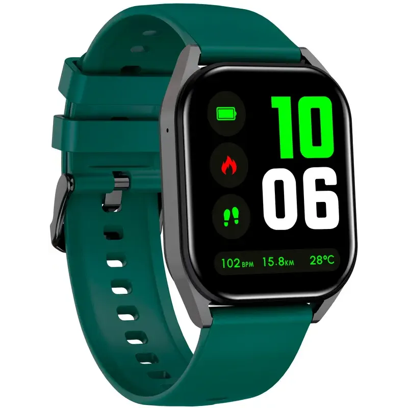 Смарт годинник Canyon SW-58 Chatter Black/Green (CNS-SW58BG)