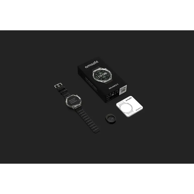 Смарт часы Amazfit Balance 3 W2566AP1N Stainless Steel