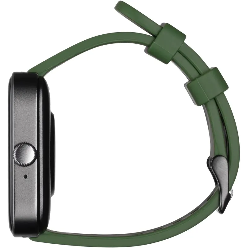 Смарт годинник 2E Alpha SQ Music Edition 46мм Black-Green (2E-CWW40BKGN)