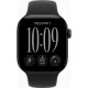 Смарт часы Apple Watch Series 12 GPS 46mm Black Aluminium Case with Black Sport Band - M/L (MJEL4RK/A)