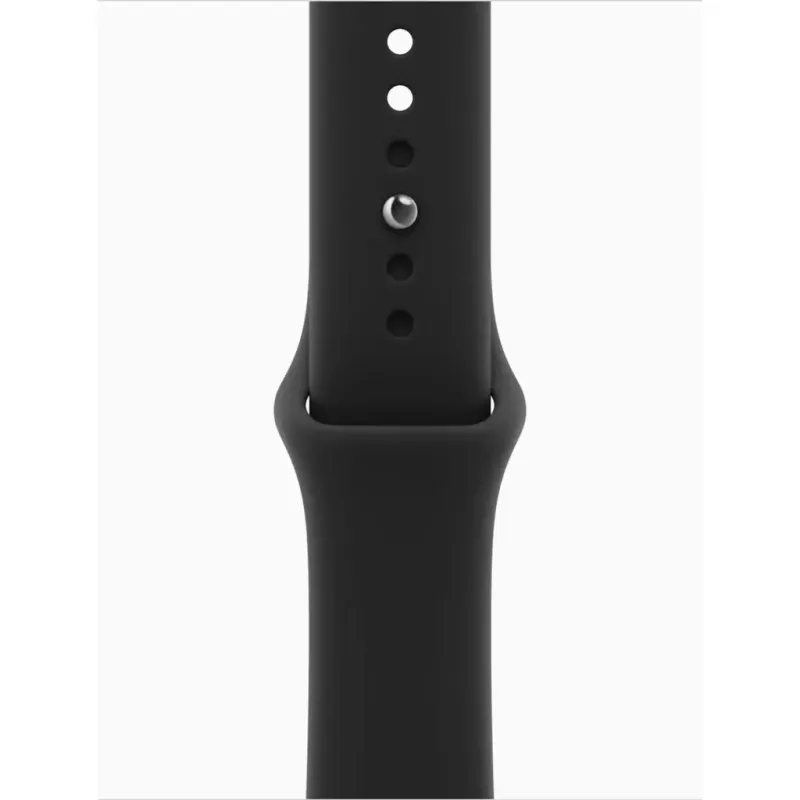 Смарт часы Apple Watch Series 12 GPS 46mm Black Aluminium Case with Black Sport Band - M/L (MJEL4RK/A)