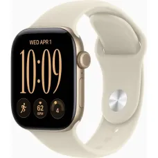 Смарт часы Apple Watch Series 12 GPS 42mm Light Gold Aluminium Case with Sand Sport Band - S/M (MJED4RK/A)
