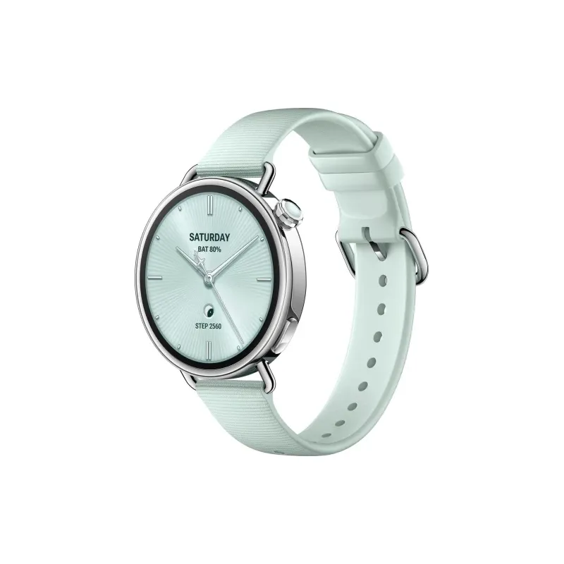 Смарт часы Xiaomi Watch S4 41mm Fluororubber Strap Mint Green (BHR080CGL)