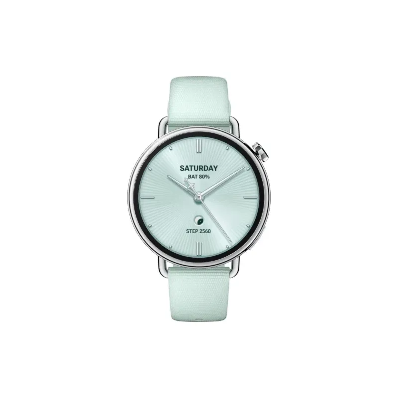 Смарт часы Xiaomi Watch S4 41mm Fluororubber Strap Mint Green (BHR080CGL)