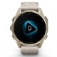 Смарт годинник Garmin Fenix 8 43mm AMOLED Sapphire Soft Gold with Limestone Leather Band (010-02903-40)